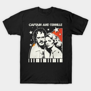 Captain and Tennille 70s Concert Fade T-Shirt